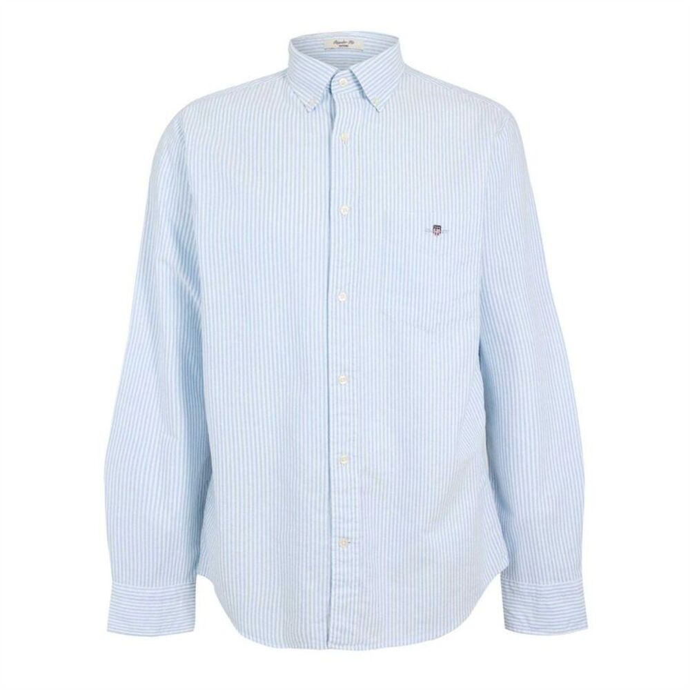 Gant Mens Stripe Shirt / Light Blue